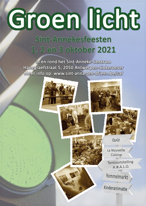 Sint-Annekesfeesten 2021 - Groen Licht - Vrijdag 1, zaterdag 2 en zondag 3 oktober 2021